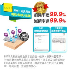 【IFEET】EOT科技不會臭的中統運動襪(K132-1)-1雙入-灰色：圖片 3