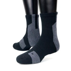 【IFEET】EOT科技不會臭的中統運動襪(K132-1)-1雙入-灰色：圖片 6