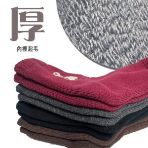 【老船長ifeet】冬天保暖棉質毛襪熊1300-12台灣製造室內厚-6雙入：圖片 3