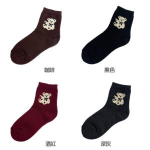 【老船長ifeet】冬天保暖棉質毛襪熊1300-12台灣製造室內厚-6雙入：圖片 4