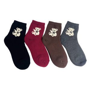 【老船長ifeet】冬天保暖棉質毛襪熊1300-12台灣製造室內厚-6雙入：圖片 5