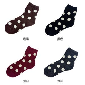 【老船長ifeet】冬天保暖棉質毛襪大圈圈1300-3台灣製造室內厚-6雙入：圖片 4