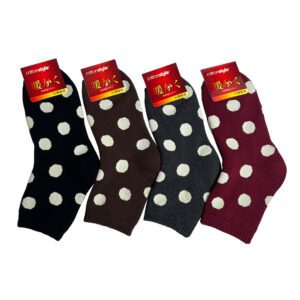 【老船長ifeet】冬天保暖棉質毛襪大圈圈1300-3台灣製造室內厚-6雙入：圖片 5