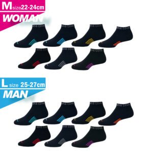【老船長】(8474)膠原蛋白胜肽保濕足弓運動襪-12雙入22-24CM：圖片 11