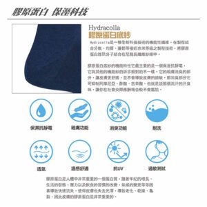 【IFEET】(8460)膠原蛋白胜肽保濕美腳襪-6入(女款)：圖片 3